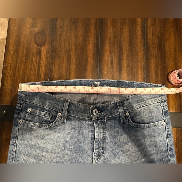 7 for all mankind . Skinny jeans . Low rise waist Size 28. - Picture 10 of 12